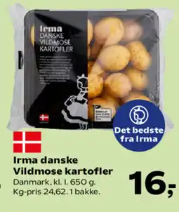 SuperBrugsen Irma danske Vildmose kartofler tilbud