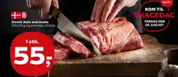 SuperBrugsen Dansk Kalv entrecote tilbud