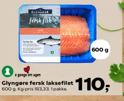 SuperBrugsen Glyngøre fersk laksefilet tilbud