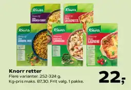 SuperBrugsen Knorr retter tilbud