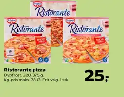 SuperBrugsen Ristorante pizza tilbud