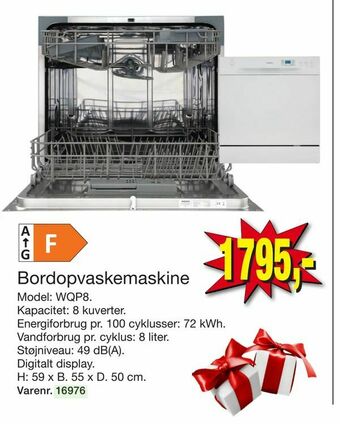 Harald Nyborg Bordopvaskemaskine tilbud