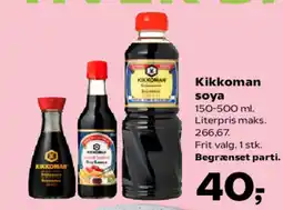 SuperBrugsen Kikkoman soya tilbud