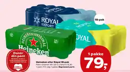 SuperBrugsen Heineken eller Royal tilbud