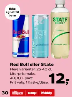 SuperBrugsen Red Bull eller State tilbud
