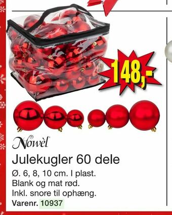 Harald Nyborg Julekugler 60 dele tilbud