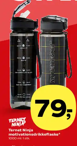 SuperBrugsen Ternet Ninja motivationsdrikkeflaske tilbud