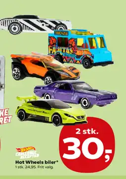 SuperBrugsen Hot Wheels biler tilbud