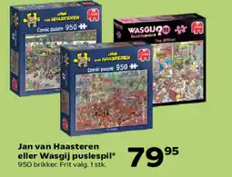 SuperBrugsen Jan van Haasteren eller Wasgij puslespil tilbud