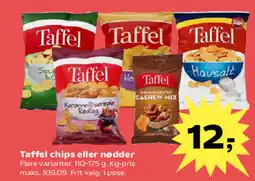 SuperBrugsen Taffel chips eller nødder tilbud
