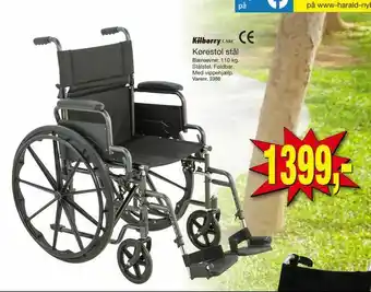 Harald Nyborg Kørestol stål tilbud