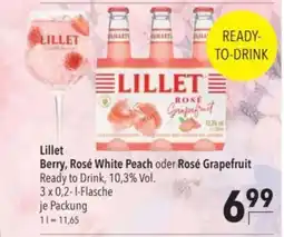 Citti Lillet Berry, Rosé White Peach oder Rosé Grapefruit tilbud