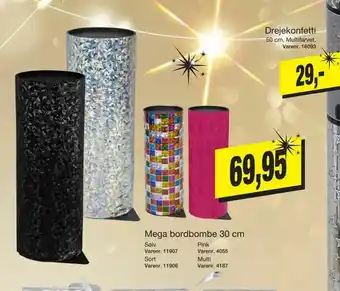Mega bordbombe 30 cm