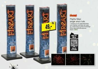 Harald Nyborg Flighty Maxi single shot 4 stk tilbud