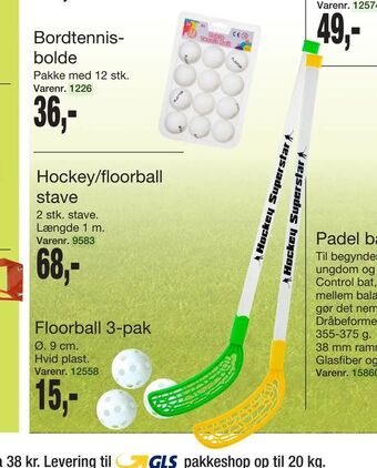 Harald Nyborg Hockey/floorball stave tilbud
