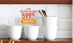 Imerco Hvid Riflet termokop, DKK 599.95 tilbud