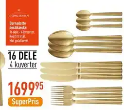 Imerco Bernadotte bestikæske, DKK 1699.95 tilbud