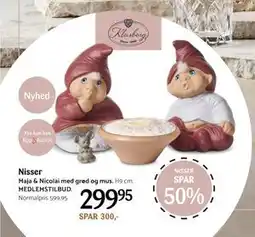 Kop & Kande Nisser, Medlemspris tilbud