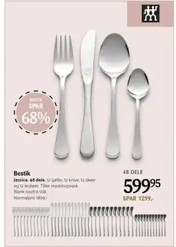 Kop & Kande Bestik Jessica, DKK 599.95 tilbud