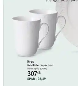 Kop & Kande Krus, DKK 307.46 tilbud