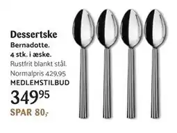 Kop & Kande Dessertske, Medlemspris tilbud