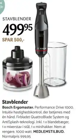 Kop & Kande Stavblender, Medlemspris tilbud