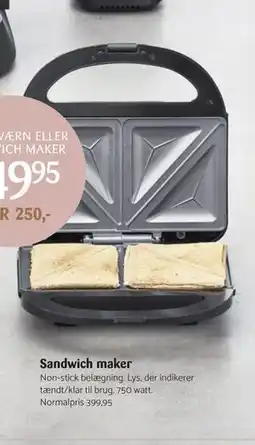 Kop & Kande Sandwich maker, DKK 149.95 tilbud