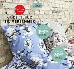 Kop & Kande Sengesæt, Medlemspris tilbud