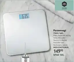 Kop & Kande Personvægt, Medlemspris tilbud