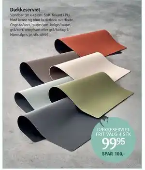 Kop & Kande Dækkeserviet, DKK 99.95 tilbud
