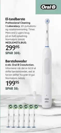 Kop & Kande El-tandbørste, Medlemspris tilbud