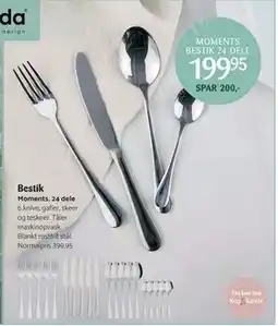 Kop & Kande Bestik, DKK 199.95 tilbud