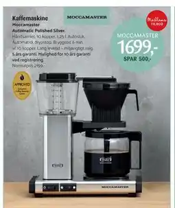 Kop & Kande Kaffemaskine, Medlemspris tilbud