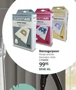 Kop & Kande Støvsugerposer, DKK 99.95 tilbud