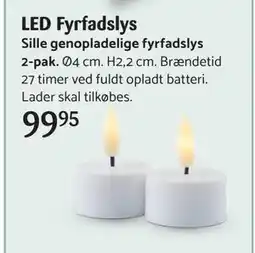 Kop & Kande LED Fyrfadslys, DKK 99.95 tilbud