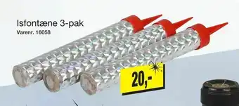 Isfontæne 3-pak