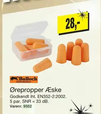 Ørepropper Æske
