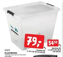 jem & fix PLASTBOKSE, DKK 79 tilbud