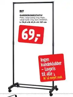 jem & fix GARDEROBESTATIV, DKK 69 tilbud