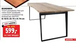 jem & fix BORDBEN, DKK 599 tilbud