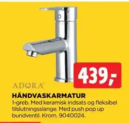 jem & fix HÅNDVASKARMATUR, DKK 439 tilbud