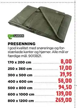 jem & fix PRESENNING tilbud