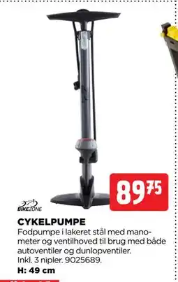 jem & fix CYKELPUMPE, DKK 89.75 tilbud