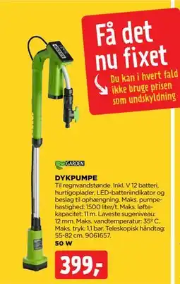 jem & fix DYKPUMPE, DKK 399 tilbud
