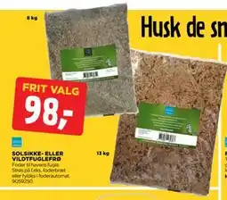 jem & fix SOLSIKKE- ELLER VILDTFUGLEFRØ, DKK 98 tilbud