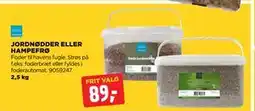jem & fix JORDNØDDER ELLER HAMPEFRØ, DKK 89 tilbud