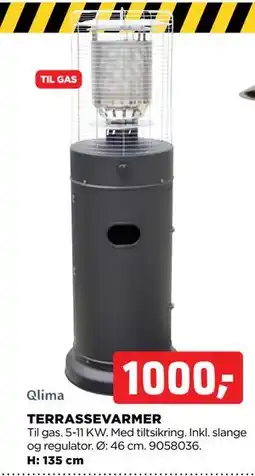 jem & fix TERRASSEVARMER, DKK 1000 tilbud