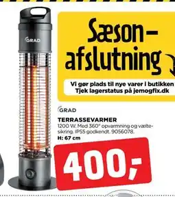 jem & fix TERRASSEVARMER, DKK 400 tilbud