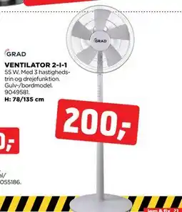jem & fix VENTILATOR 2-I-1, DKK 200 tilbud