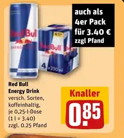 REWE DE RED BULL Energy drink tilbud